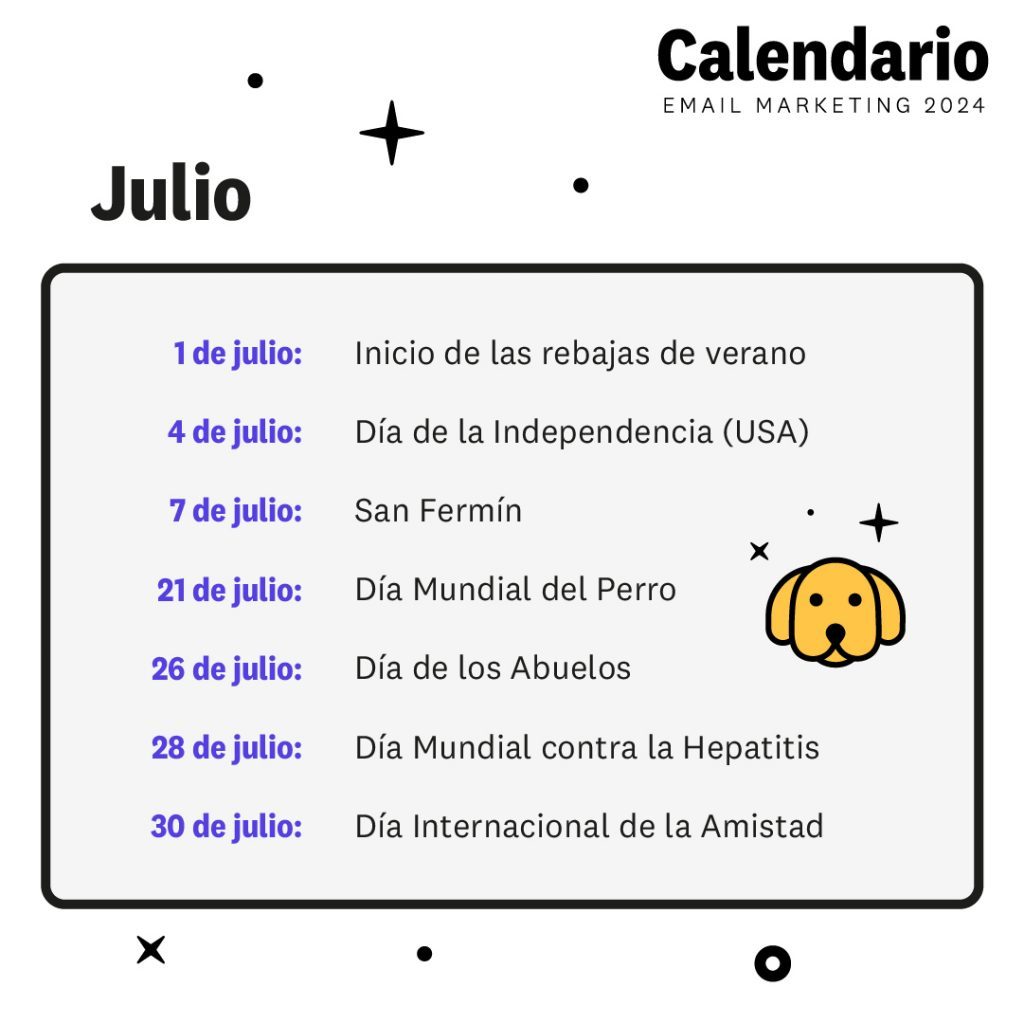 calendario julio