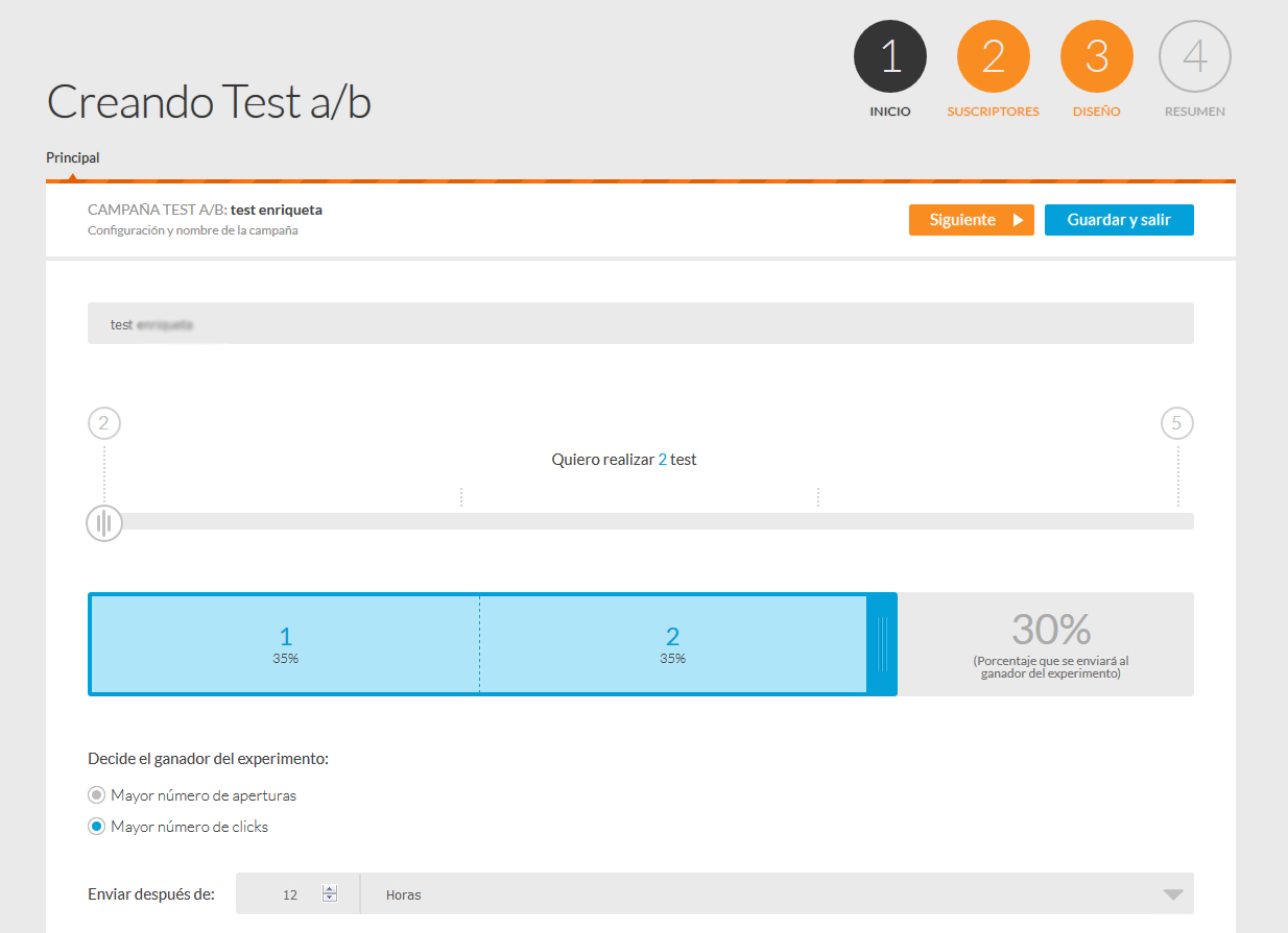 Test A/B en email marketing