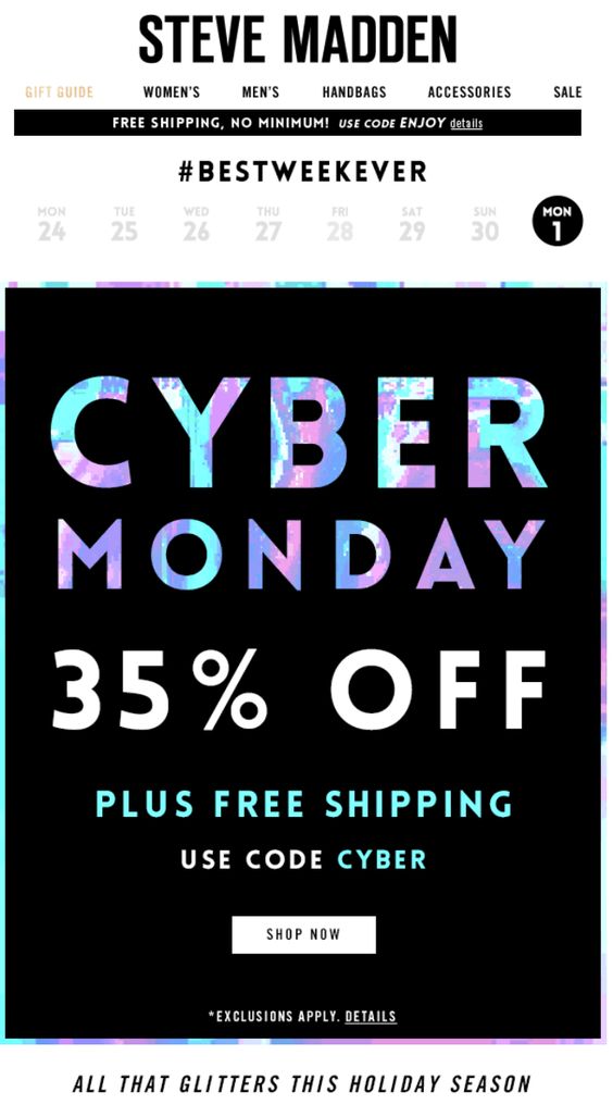 Cyber Monday plantilla