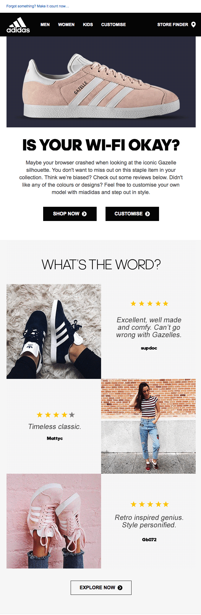 Email ecommerce inspiracion