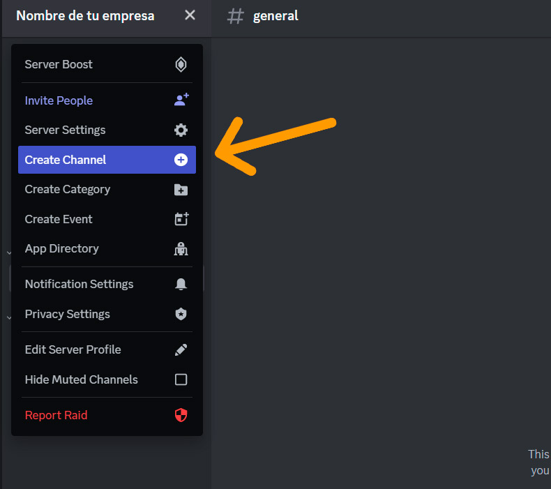 crear canales en discord para marketing