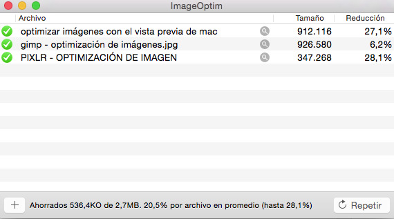 imageoptim - optimizar imágenes rápido