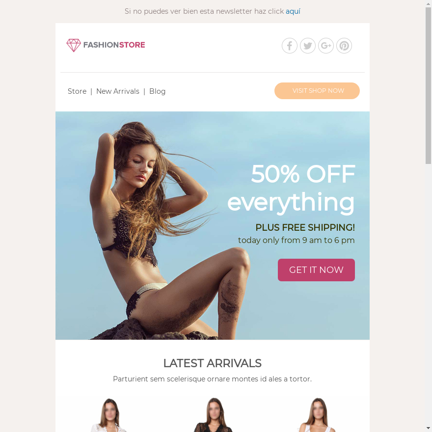 plantillas email ecommerce